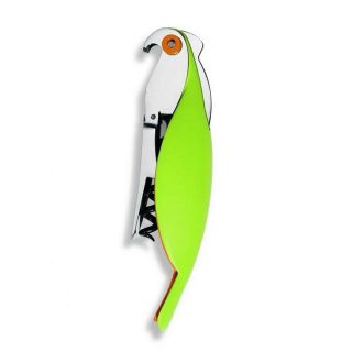alessi parrot corkscrew green price $ 63 00 color green quantity 1 2 3