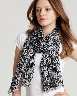 MARC BY MARC JACOBS Linear Logo Woven Scarf