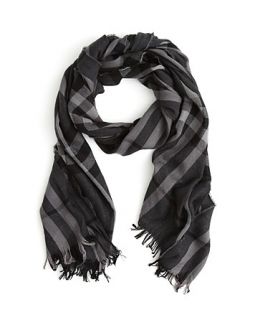 Burberry Giant Check Crinkled Scarf