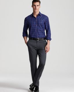 Michael Kors Remington Check Tailored Sport Shirt   Slim Fit & Slim
