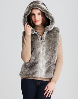 surell faux fur hooded vest orig $ 148 00 sale $ 103 60 pricing policy