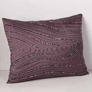 Donna Karan Modern Classics Haze Beaded Watermark Decorative Pillow