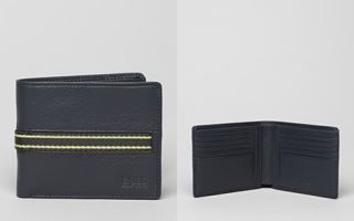 BOSS Black Starskie Stripe Leather Bi Fold Wallet_2