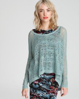 free people sweater waterfalls pullover price $ 118 00 color sea green