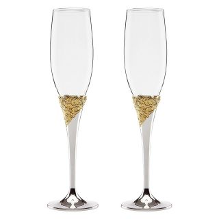 toasting flutes set of 2 price $ 100 00 color silver quantity 1 2 3