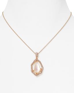 morganite with mop pendant 16 price $ 155 00 color rose gold size