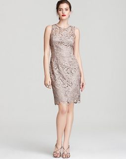 adrianna papell lace dress sleeveless price $ 170 00 color buff size