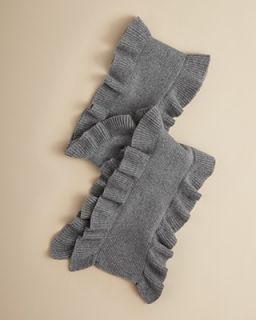 Aqua Girls Ruffle Scarf & Gloves
