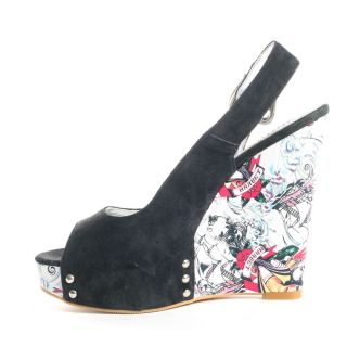 Cassidy Wedge   Black, Zinc, $91.99,