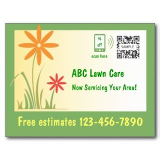 Lawn Care Business Postcards & Postcard Template Designs