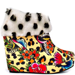Iron Fists Multi Color Lounge Days Wedge   Leopard for 89.99