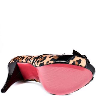 Paris Hiltons Multi Color Burke   Leopard Satin for 94.99
