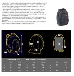 Kata Pro Light Bug 205 PL Backpacks Rolling Camera Bags
