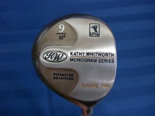 New Kathy Whitworth Golf Monogram 9 Wood Lady Petite RH