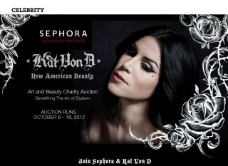 Sephora Kat Von D New American Beauty Custom Wrap Baldwin Piano Art of