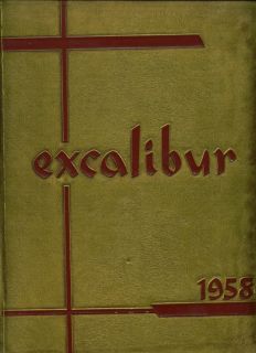 Excalibur College of Holy Names Oakland California 1958 Yearbook