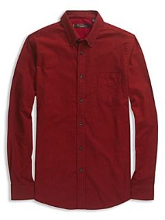 Ben Sherman Clerkenwell collar shirt Red   