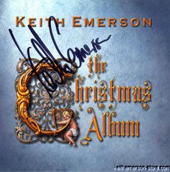 The Christmas Album CD by Keith Emerson Autographed