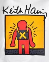 New Keith Haring Graphic Hooded Sweatshirt Pullover Hoodie Fleece