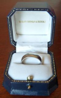 Scott Kay Mens Platinum 6mm P950 Wedding Band Ring Size 9 5