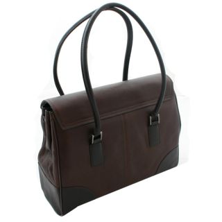 Kenneth Cole Reaction Leather Tote Laptop Case Bag $500