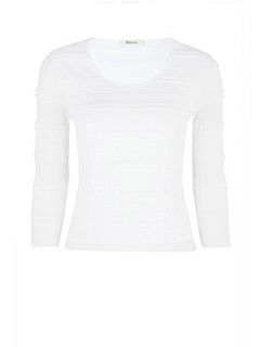 Precis Petite Ivory lace jersey top Ivory   House of Fraser