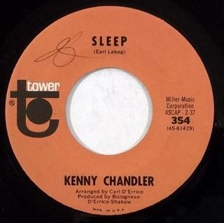 Kenny Chandler Northern Soul 45 Tower 354 Hear Sleep Nickles Dimes