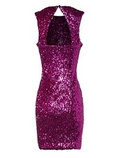 Jane Norman Sequin dress Berry   House of Fraser