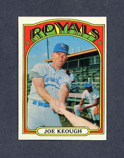 1972 Topps 133 Royals Joe Keough NM MT A3