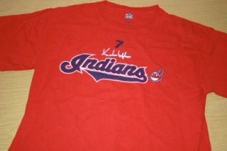 Kenny Lofton 7 Cleveland Indians Baseball T Shirt L