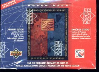 1994 Upper Deck World Cup USA Soccer Box Jordan