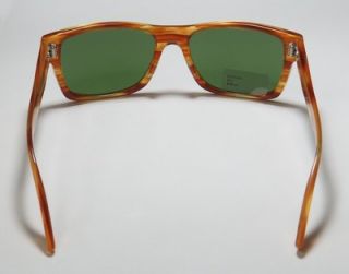 New Barton Perreira Kerouac Striped Tortoise Green Stylish Sunglasses