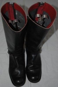 Kett Leather Motorcycle Boots Classic Bike Cafe Racer Ace Police Style