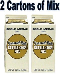 Large Cartons Caramel Rich Kettle Corn Mix