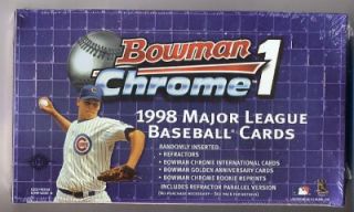 1998 Bowman Chrome Baseball Box Series 1 Lowell Glaus