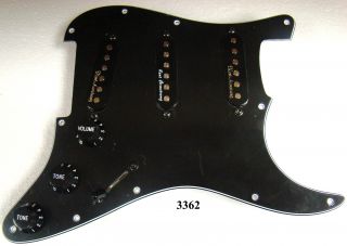 Strat Pickguard s s s Loaded Wired Kent Armstrong Hot Single Coil 3362