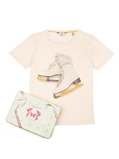 Ted Baker Cuute t shirt in a tin Cream   House of Fraser