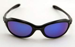 New Oakley Sunglasses XS Fives Black Blue Iridium Great for Kids