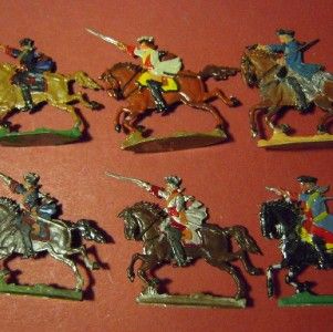 Old Tin Soldiers French Cavallery 1750 Kieler 30mm Scale 9251