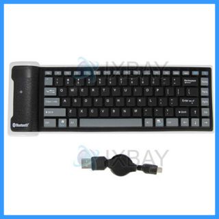 Waterproof Soft Silicone PC Wireless Bluetooth Keyboard