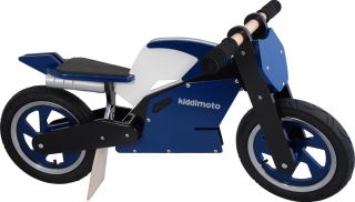 The Kiddimoto Superbike balance bike is a sleek design, with a
