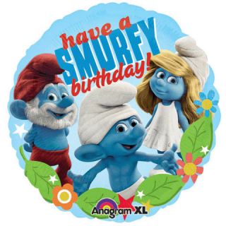 Kids Birthday Party Supplies Smurfs Theme