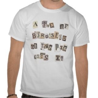 Funny Angry Birds Parody Ransom Note T Shirt