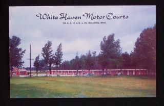 1950s White Haven Motor Courts Old Cars Lee Meridian MS
