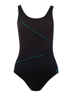 Zoggs Macmasters Scoopback Swimsuit Black   