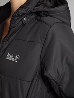 Jack Wolfskin Iceguard long padded jacket Black   