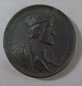 1773 Basalt Dassier Medallion King Richard III 18th C English