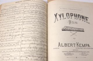 1870s 1880s Bound Sheet Music Collection Volume Ballads Waltzes Songs