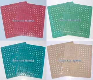 Rubber Kitchen Sink Mat Liner SMALL Size: 10 x12 Turquoise Aqua BLUE