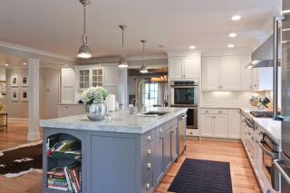 82 Custom Design Kitchen Island with Dishwasher Sink Space and w